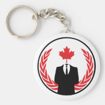 Anonymes Kanada Keychain Schlüsselbänder