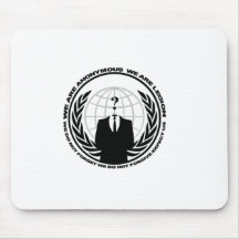 Anonymes Logo w/motto Mousepad