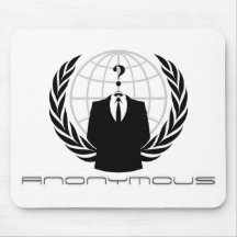 Anonymes Mousepad Weiß