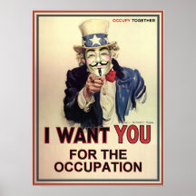 Anonymes Sam will Sie für den Beruf Plakate