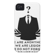 Anonymous iPhone 4 Hülle
