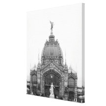 Ansicht der zentralen Haube Leinwand Druck