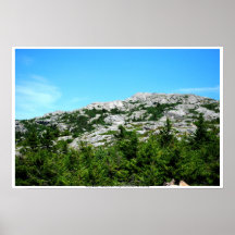 Ansicht des Bergs Monadnock Poster