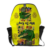 Ansicht-Fahrwerkes 30 des Louisiana-Karneval-Party Kurier Tasche