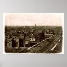 Ansicht Versailles Ohio Birdseye Posterdrucke