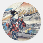 Ansicht von Hara durch Utagawa, Toyokuni Ukiyoe Aufkleber