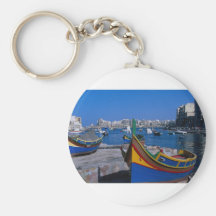 Ansicht von St. julianisch, Malta Schlüsselbänder