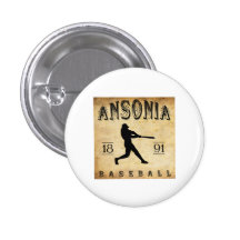 Ansonia Connecticut Baseball 1891 Anstecknadel
