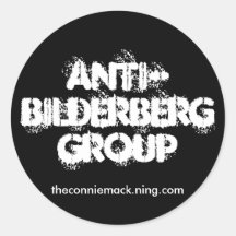 Anti-Bilderberg Aufkleber II