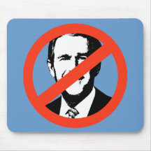 ANTI-BUSH - Anti-George W Bush Mousepad