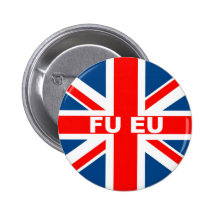 Anti-Flagge EU Briten Button