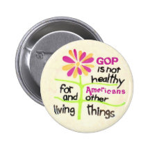Anti-GOP Anstecknadelbutton