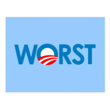 Anti-Obama - am schlechtesten Postkarte