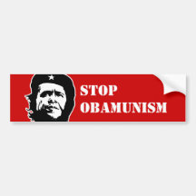 ANTI-OBAMA/AUTOAUFKLEBER DES ENDOBAMUNISM