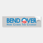 Anti-Obama - Biegung vorbei für Änderung Autoaufkleber