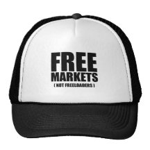 Anti-Obama - freie Märktenicht Freeloaders T-SHIRT Baseballkappe