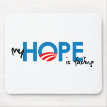 Anti-Obama - meine HOFFNUNG ist verblassende 2 Mousepads