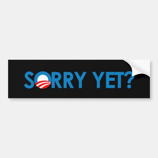Anti-Obama - traurig schon Autosticker