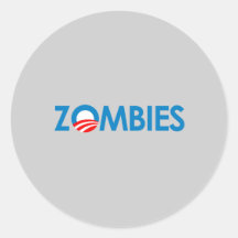 Anti-Obama - Zombies Stickers