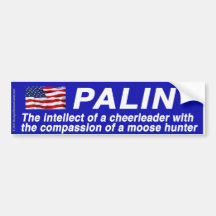 Anti-Palin Autoaufkleber