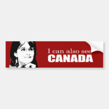 ANTI-PALIN - Ich kann Kanada auch sehen Auto Sticker
