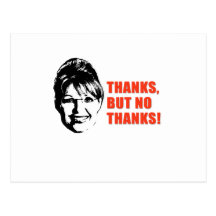 Anti-Palin Postkarte