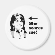 ANTI-PALIN/sie erschrecken mich Kühlschrankmagnet