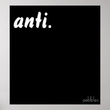 Anti Plakatdrucke