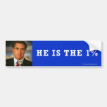 Anti-Romney 1% Auto Sticker