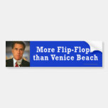 Anti-Romney Aufkleber Flipflops Auto Aufkleber