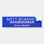 Anti-Romney Aufkleber Geschäftsmann Auto Sticker