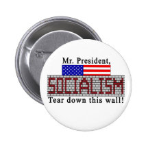 Anti-Sozialismus Knopf Buttons
