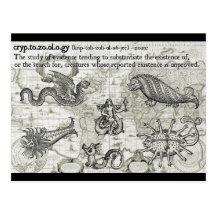 Antike Cryptozoology-Postkarten