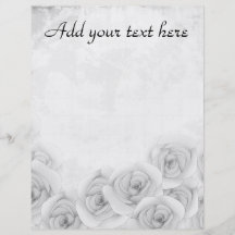 Antike Rosen-Flyer für Ihren Text