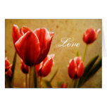 Antike Tulpe-Anmerkungs-Karte