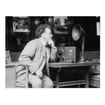 Antiker Radio, frühe 1900s Postkarten