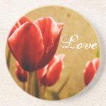 Antiker Tulpe-Untersetzer