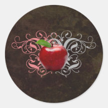 Antikes Apple Runder Sticker