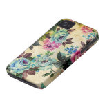 Antikes Blumenmuster iPhone 4 Case-Mate Hüllen