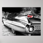 Antikes Chrom-Auto Plakatdrucke