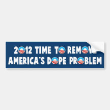 AntiObama 2012 Autosticker