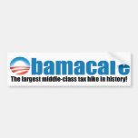 AntiObamacare - Steuererhöhung Auto Aufkleber