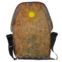 "antiqued" Sonneperle Kurier Tasche