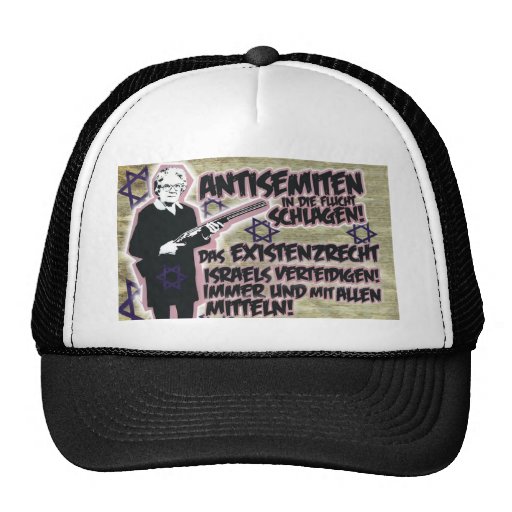 antisemiten in die flucht schlagen trucker cap