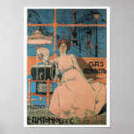 Antoniolis Gas-Plakat durch Aleardo Landhaus
