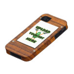 Antriebskraft zum hölzernen Illusionsgrenzrahmen Case-Mate iPhone 4 Hülle