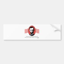 Antrittsrede-Zitat Lincolns zweite Autosticker