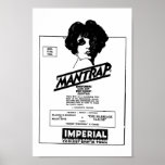 Anzeige stillen Films Clara Bows MANTRAP Plakat