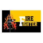 Anziehende Visitenkarten des Feuerwehrmann-/Feuerw