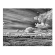 Anziehende Wolken (B&W) Postkarten